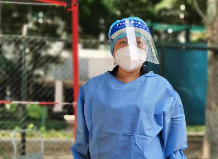 集团党支部副书记投身疫情防控自愿服务一线